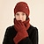 Χαμηλού Κόστους Γυναικεία καπέλα-Ανδρικά Γυναικεία Σετ γάντια κασκόλ κασκόλ Εξωτερική Χειμώνας Διατηρείτε Ζεστό Αντιανεμικό για Σκι Κατασκήνωση &amp; Πεζοπορία Σνόουμπορτινγκ Χειμερινά Αθήματα