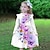 cheap Girl&#039;s 3D Dresses-Girls&#039; 3D Butterfly Ruffle Dress Long Sleeve 3D Print Fall Winter Sports &amp; Outdoor Daily Holiday Cute Casual Beautiful Kids 3-12 Years Casual Dress A Line Dress Above Knee Polyester Regular Fit
