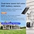 cheap Outdoor IP Network Cameras-1 Set 360PTZ Outdoor Wireless Security Camera 3MP Solar-Powered Surveillance Camera With PIR Motion 2K Color Night Vision 2-Way Talk IP66 Waterproof 2.4G WiFi Camera For Home Security Cloud/SD