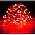 abordables Tiras de Luces LED-2m Cuerdas de Luces 20 LED SMD 0603 1pc Rojo Azul Amarillo Día de San Valentín Navidad Decoración de la boda de Navidad Baterías alimentadas