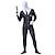 preiswerte Klassischer Horror-Totenkopf Zalgo-Monster Halloween Cosplay Kostüm Bodysuits Karnevalskostüm Ganzkörperanzug Cosplay Kinder Erwachsene Herren Jungen Karneval Maskerade Leistung Party Halloween Einfache
