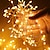 abordables Guirlandes Lumineuses LED-Noël LED pétard guirlande lumineuse 3 m 100 LED 6 m 200 LED 8 modes d&#039;éclairage LED à piles fil de cuivre lumière pour arbre de Noël fête de mariage vacances décoration de la maison