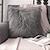 tanie Trendy poduszkowe-Poduszki dekoracyjne Home rzuć poszewka na poduszkę luksusowa super miękka poszewka na poduszkę ze sztucznego futra puszysta poszewka na sofę/łóżko 1 sztuka
