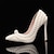 ieftine Pantofi de Mireasă-Pentru femei pantofi de nunta Pantofi pumps Cadouri de Valentin Bling Bling Pantofi Pantofi lucrați manual Petrecere Buline Tocuri de nunta Pantofi de mireasa Pantofi de domnișoară de onoare Imitație