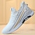cheap Shoes &amp; Bags-Men&#039;s Sneakers Flyknit Shoes Comfort Shoes Sporty Walking Knit Outdoor Daily Warm Height Increasing Comfortable Lace-up White  set of feet Black  set of feet Black Fall Winter