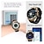 baratos Smartwatch-Relógio inteligente 1.5 polegada Bluetooth Compatível com Android iOS IP 65 Impermeável