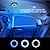 cheap Car Interior Ambient Lights-Car LED Reading Lamp 2-Colors Interior Ambient Lighting Lamp Rear Car Ceiling Lamp Trunk Roof Lamp Car Interior Ceiling Dome Light USB Charging