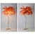 cheap Bedside Lamp-Ostrich Feather Bedside Lamp Modern Table Lamp for Living Room Bedroom Bar Restaurant Warm White/White 110-240V