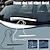 abordables Autocollants pour Voiture-Autocollant de verre arrière de chien mignon de dessin animé, autocollant de voiture