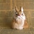 Недорогие Куклы-Витрина с имитацией кролика, маленький белый кролик, кукла, желтый кролик, подарок, серый кролик, гостиная, стол, сидящий на корточках кролик, украшение автомобиля