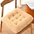 Χαμηλού Κόστους Κάλυμμα καρέκλας τραπεζαρίας-τετράγωνο μαξιλάρι καθίσματος, σούπερ μαλακά μαξιλάρια καρέκλας για καναπέ, σκαμπό, καρέκλα, αντιολισθητικό κάλυμμα χαλάκι καρέκλας με δεσμούς για το σπίτι, γραφείο, εξωτερικό