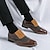 olcso Férfi fűzős bőrcipők-Férfi Félcipők Derby cipő Ρετρό Bullock cipő Gyalogló Alkalmi Napi Bőr Kényelmes Bokacsizmák Papucs Fekete Sárga Tavasz Ősz
