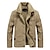 preiswerte Herrenjacken &amp; Herrenmäntel-Herren Wintermantel Sherpa-Jacke Tasche Büro &amp; Karriere Verabredung Casual Draussen Bequem Sport Winter Glatt Blau Grün Khaki Pufferjacke