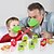 cheap Party Favor-Frog Mouth Tongue Board Game Toys Blowing Music Chameleon Lizard Mask Parent-child Puzzle Game Props