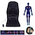 cheap Car Seat Covers-Black Back Massage Chair Car SUV Heat Seat /Cushion Neck Pain Lumbar Support Pad