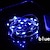 voordelige LED-lichtstrengen-2m Verlichtingsslingers 20 LEDs SMD 0603 1pc Rood Blauw Geel Valentijnsdag Kerstmis Kerst Bruiloft Decoratie Batterijen aangedreven