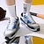 preiswerte Sneaker für Herren-Herren Turnschuhe Übergrössen Basketball Schuhe Wanderschuhe Brautkleider schlicht Täglich Leder Komfortabel Stoßdämpfend Schnürsenkel Gelb Pink Blau Frühling Herbst