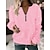 cheap Sweaters &amp; Cardigans-Women&#039;s Pullover Sweater Jumper Jumper Fuzzy Knit Zipper Glitter Regular Crew Neck Pure Color Date Valentine Casual Soft Fall Winter White Pink S M L