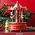Χαμηλού Κόστους Χριστουγεννιάτικα Διακοσμητικά-1 τεμ Χριστούγεννα Χριστουγεννιάτικα στολίδια, Διακόσμηση Διακοπών Κόμμα Κήπος Διακόσμηση Γάμου 13.5*13.5*21 cm