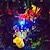 economico Illuminazione vialetto-Solare per esterni in ferro pendente proiettore cavo farfalla lanterna prato paesaggio festival festa cortile lampada a sospensione 1pz
