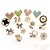 cheap Beading Making Kit-5Pcs Top Grade Cute Bow-knot Cat Brooch Pin For Women Girl Opal Rhinestone Sunflower Butterfly Brooch Small Badges Clothing Hats Bag Accessorie