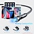 preiswerte Handy-Kabel-Essager magnetisches Ladekabel 540 rotierendes magnetisches Telefonladegerät Nylon geflochtenes magnetisches USB-Kabel für Telefon Samsung Xiaomi Schnellladekabel Telefondatenkabel 3 in1