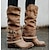 Χαμηλού Κόστους Γυναικείες Μπότες-Γυναικεία Μπότες Μπότες Slouchy Μεγάλα Μεγέθη Μπότες Ιππασίας ΕΞΩΤΕΡΙΚΟΥ ΧΩΡΟΥ Καθημερινά Συμπαγές Χρώμα Μπότες Μέχρι το Γόνατο Χειμώνας Αποκλείστε τη φτέρνα Στρογγυλή Μύτη Κομψό Βίντατζ Περπάτημα PU