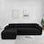 baratos Cobertura de Sofa-Capa de sofá elástica, capa seccional em forma de l, capa de canto para sala de estar, 1/2/3/4 assentos