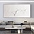 billige Abstrakte malerier-Hang malte oljemaleri Håndmalte Vannrett Abstrakt Landskap Moderne Valset lerret (uten ramme)