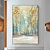 billiga Landskapsmålningar-mintura handgjorda träd landskap oljemålningar på duk väggkonst dekoration modern abstrakt bild för heminredning rullad ramlös osträckt målning