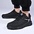 cheap Men&#039;s Sneakers-Men&#039;s Sneakers Plus Size Flyknit Shoes Walking Casual Daily Leather Comfortable Booties / Ankle Boots Loafer Black White Gray Spring Fall