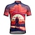 cheap Men&#039;s Jerseys-21Grams Men&#039;s Cycling Jersey Short Sleeve Bike Top with 3 Rear Pockets Mountain Bike MTB Road Bike Cycling Breathable Quick Dry Moisture Wicking Reflective Strips Yellow Pink Red Graphic Sports