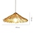 levne Lucernový design-závěsná světla ratanová výzdoba obývacího pokoje ložnice lampa kavárna svítidla bar led závěsné světlo stínítko 110-240v