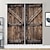 Χαμηλού Κόστους Κουρτίνες &amp; Παραπετάσματα-κουρτίνες συσκότισης κουρτίνα κουρτίνας αγροικίας δακτύλιος/κυψελίδα αχυρώνα ξύλινες κουρτίνες πόρτας για σαλόνι υπνοδωμάτιο πόρτα πόρτα κουζίνας επεξεργασίες παραθύρων κουζίνας θερμομόνωση σκούρο