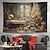 cheap Christmas Tapestry Hanging-Christmas Decorations Hanging Tapestry Wall Art Xmas Large Tapestry Mural Decor Photograph Backdrop Blanket Curtain Home Bedroom Living Room Decoration