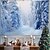 cheap Forest Tapestry-Hanging Tapestry Winter Wonderland Snow Forest Wall Art Large Tapestry Mural Decor Photograph Backdrop Blanket Curtain Home Bedroom Living Room Decoration