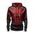 cheap Men&#039;s 3D Hoodies-Halloween Spider: No Way Home Mens Graphic Hoodie Spiders Web Fashion Daily Basic 3D Print Pullover Sports Outdoor Holiday Vacation Hoodies #1 #2 #3 Hooded Front Pocket Spider Red Cotton