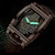 お買い得  機械式腕時計-男性 機械式時計 贅沢 大きめ文字盤 ファッション ビジネス スケルトン トゥールビヨン 光る 防水 レザー 腕時計