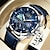お買い得  クォーツ腕時計-LIGE 男性 クォーツ ミニマリスト カジュアルウォッチ ビジネス 腕時計 光る 防水 レザー 腕時計