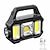 abordables Feux de travail-1 pc 5 W Lampes de travail Multifonction Solaire avec fonction d&#039;éclairage Blanc Froid 3.7 V 1 Perles LED