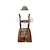 voordelige Lederhosen-Oktoberfest Blouse / overhemd Lederhosen Alpine Hoed Beiers Bavarian Duits Weiden Dames Doek in traditionele stijl