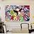 cheap Street Art-Handmade Hand Painted Oil Painting Alec Monopoly Painting Wall Street Art Modern Abstract Home Decoration Decor Rolled Canvas No Frame Unstretched