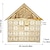 ieftine Calendarul Adventului-calendar de craciun pentru umplere, casa cu calendar de advent, calendar de craciun, craciun 24 de zile calendar cu numaratoare inversa dulap casa din lemn, decoratiuni moderne de craciun
