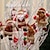 abordables Decoraciones navideñas-Rellenos de medias para niños, colgantes para árboles de Navidad, muñecos de juguete de tela, adornos colgantes para árboles de Navidad, adornos navideños para el hogar, regalo para niños, decoración