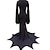 Χαμηλού Κόστους Gothic-Οικογένεια Άνταμς Μάγος Μορτίσια Άνταμς Φορέματα Φόρεμα αποκριών Ενηλίκων Γυναικεία Πανκ &amp; Γκόθικ Πάρτι / Βράδυ Απόκριες Εύκολες αποκριάτικες στολές