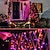 halpa LED-hehkulamput-halloween purppura oranssi valonauha 8 toiminto sisällä ja ulkona halloween koristeellinen valonauha pienjänniteturvapistoke 10 metriä 100 valoa 20 metriä 200 valoa 30 metriä 300 valoa