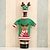economico Cucina natalizia-decorazioni natalizie creative babbo natale pupazzo di neve cervo sacchetto copri bottiglia di vino 1pz