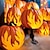 abordables Décorations Suspendues et de Table pour Halloween-Lanterne citrouille d'halloween, jack-o-lanterne, alimentée par batterie, flamme éclairée, cadeau de fête, décoration de jardin en plein air