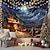 abordables tenture de tapisserie de noël-décorations de Noël crèche baptême tapisserie suspendue art mural grande tapisserie murale décor photo toile de fond couverture rideau maison chambre salon décoration