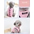preiswerte Hundekleidung-Hunde Katzen Pullover Casual / sportlich Süß Casual Gehen Winter Hundekleidung Welpenkleidung Hunde-Outfits Warm Rosa Kostüm für Mädchen und Jungen Hund Polyester S M L XL